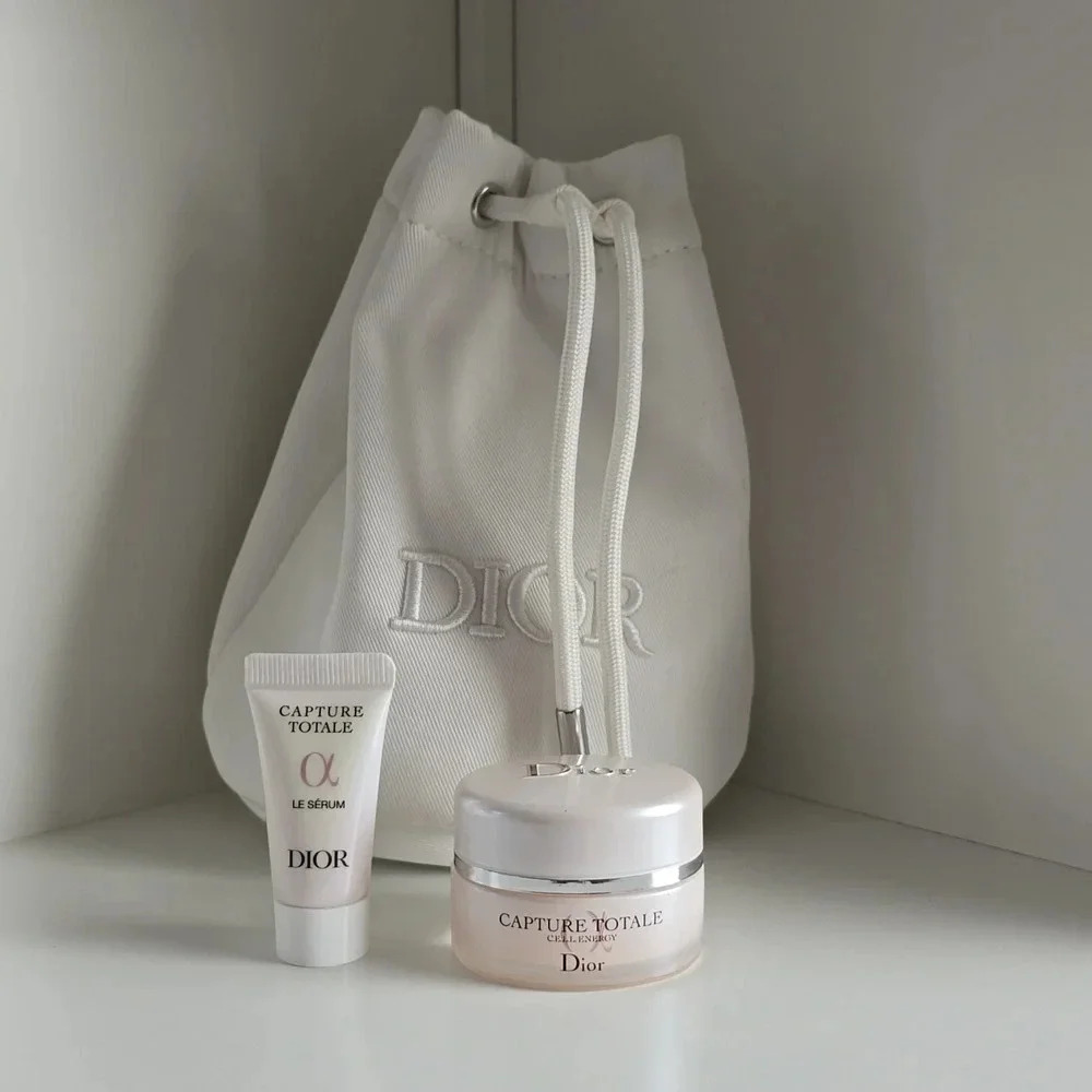 2pc Dior Capture Totale Set with White Bag